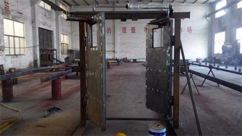 無壓風門帶氣缸工廠圖.jpg 無壓風門帶氣缸工廠圖.jpg